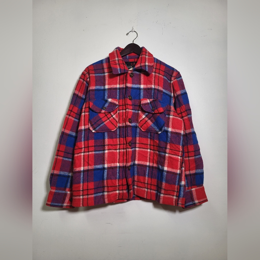 👕🌶 Vintage Mars Wool Longsleeve Button Up Flannel Shirt